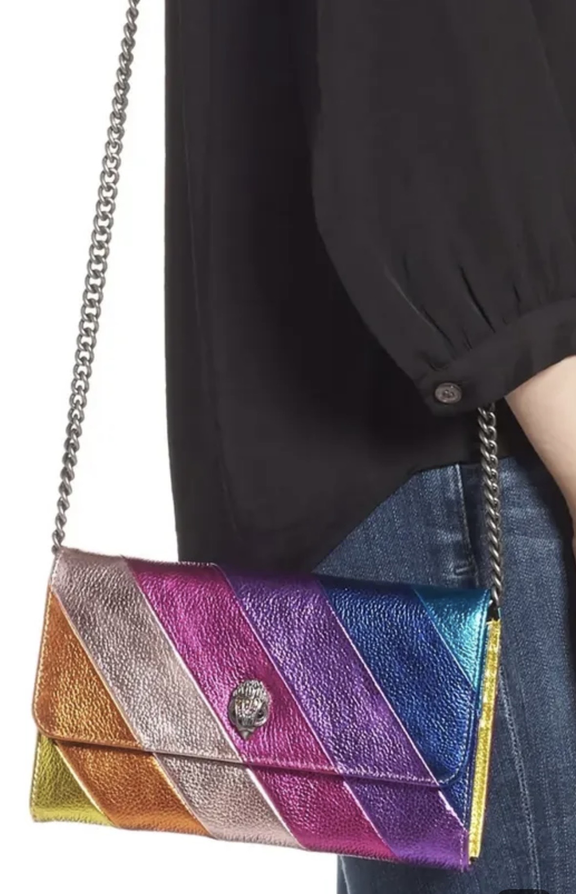 Kurt Geiger rectangle rainbow