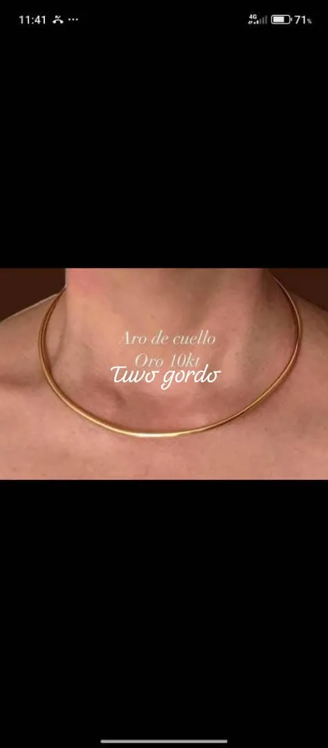 Aros de Cuello,tubo gordo  2