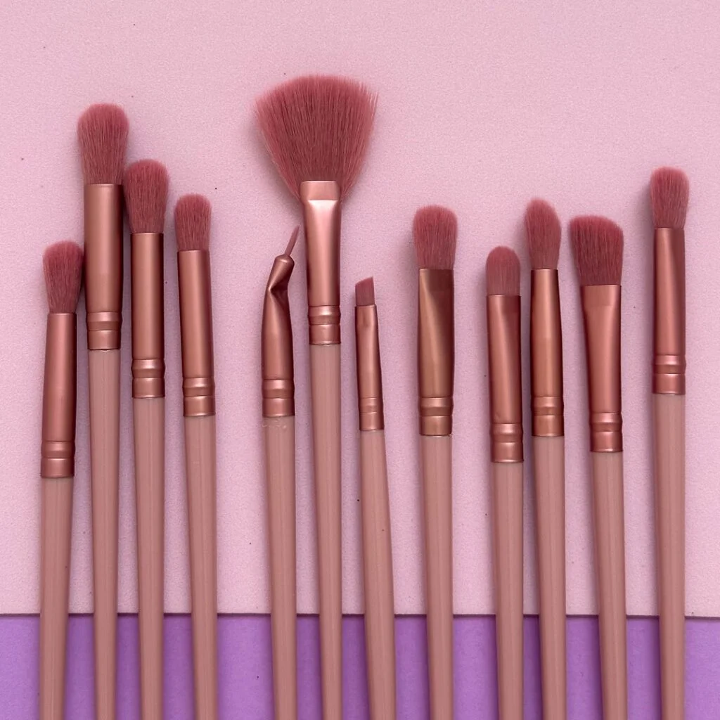 Set de Brochas para Ojos Baby Pink 3