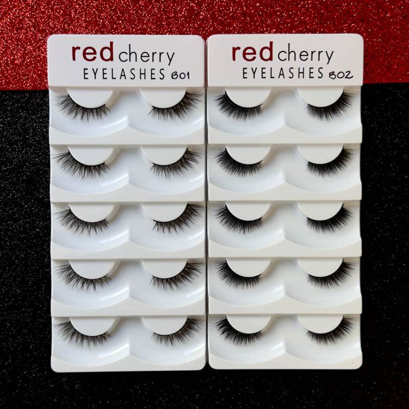 Pestañas Red Cherry Set de 5 Pares 5