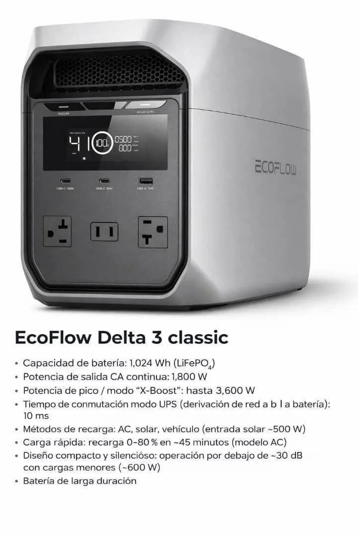 Ecoflow delta 3 classic 